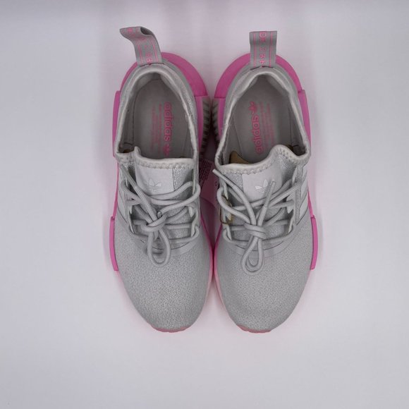 adidas NMD R1 Grey / Pink Womens Shoes - Picture 5 of 8